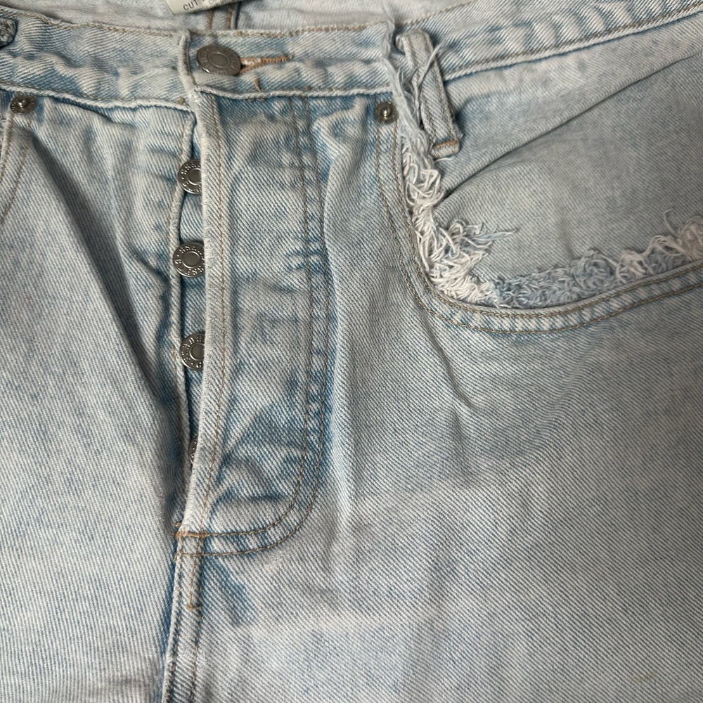 Guess Blue Boyfriend Jeans with Vintage Wash